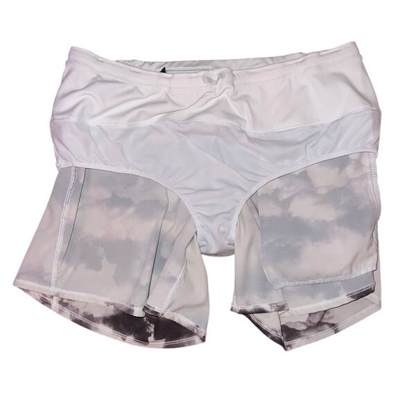 Oiselle Women's Roga Shorts Storm Cloud Black/White Size 6 Athletic Workout EUC - Picture 9 of 10